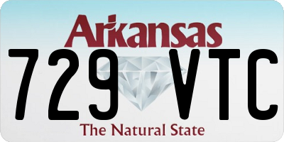 AR license plate 729VTC
