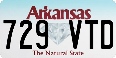 AR license plate 729VTD