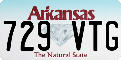 AR license plate 729VTG