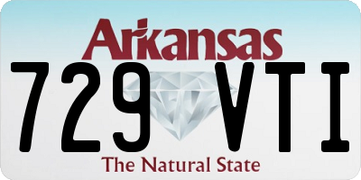 AR license plate 729VTI