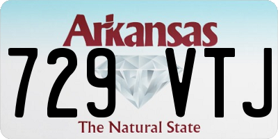 AR license plate 729VTJ