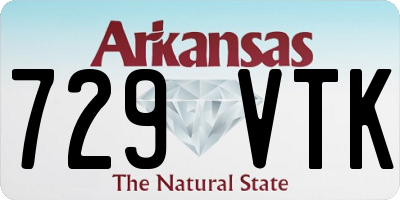 AR license plate 729VTK