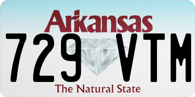 AR license plate 729VTM