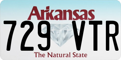 AR license plate 729VTR