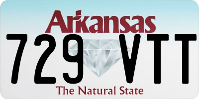 AR license plate 729VTT