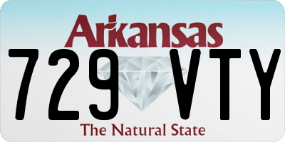 AR license plate 729VTY