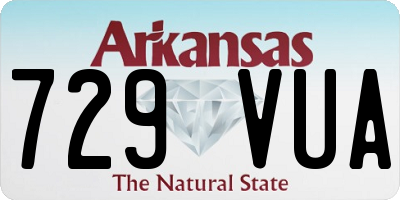AR license plate 729VUA