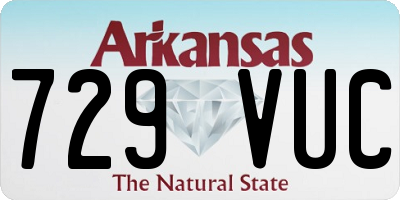 AR license plate 729VUC