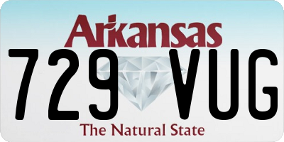 AR license plate 729VUG
