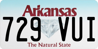 AR license plate 729VUI