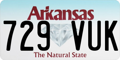 AR license plate 729VUK