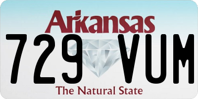 AR license plate 729VUM