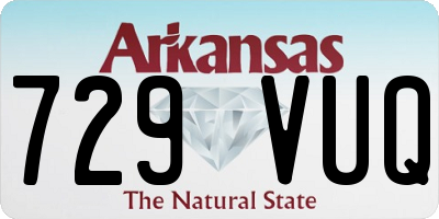 AR license plate 729VUQ
