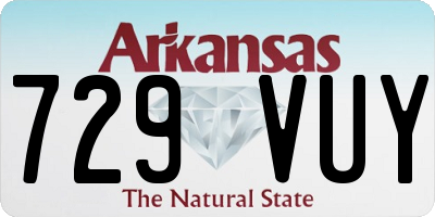 AR license plate 729VUY
