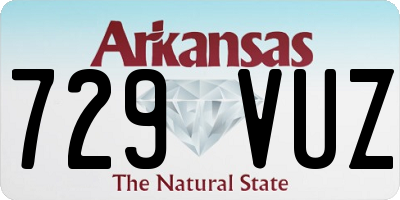 AR license plate 729VUZ