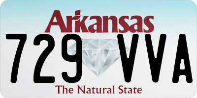 AR license plate 729VVA