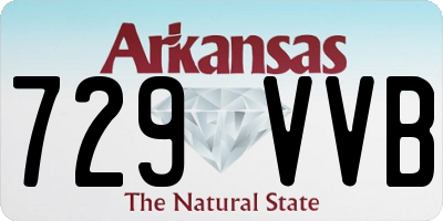 AR license plate 729VVB