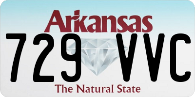 AR license plate 729VVC