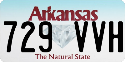AR license plate 729VVH