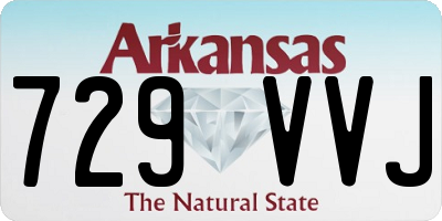 AR license plate 729VVJ