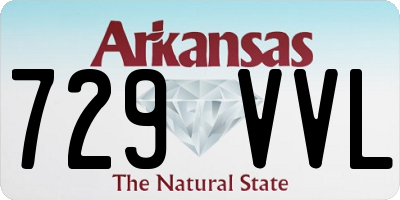 AR license plate 729VVL