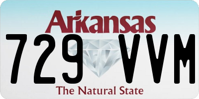 AR license plate 729VVM