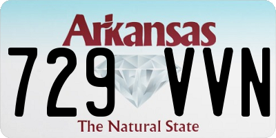 AR license plate 729VVN