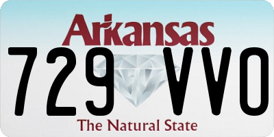 AR license plate 729VVO