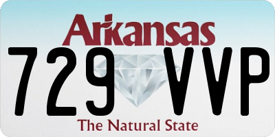 AR license plate 729VVP