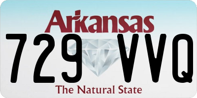 AR license plate 729VVQ