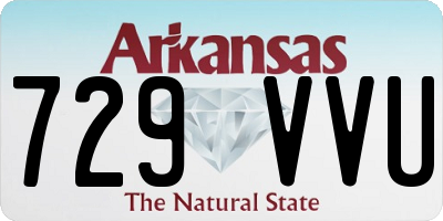 AR license plate 729VVU