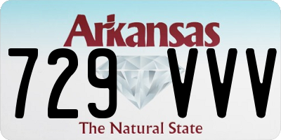 AR license plate 729VVV