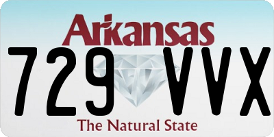 AR license plate 729VVX