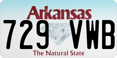 AR license plate 729VWB