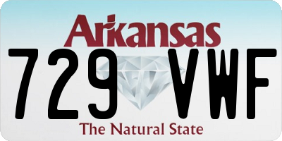 AR license plate 729VWF
