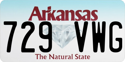 AR license plate 729VWG
