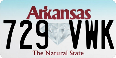 AR license plate 729VWK