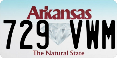 AR license plate 729VWM