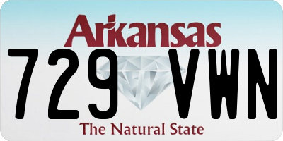 AR license plate 729VWN