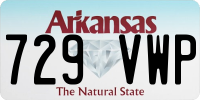 AR license plate 729VWP