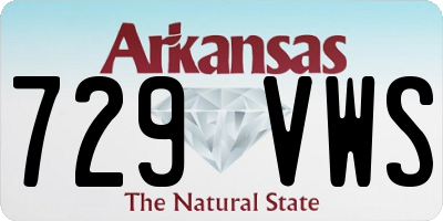 AR license plate 729VWS