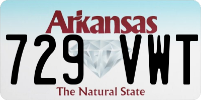 AR license plate 729VWT