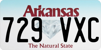 AR license plate 729VXC