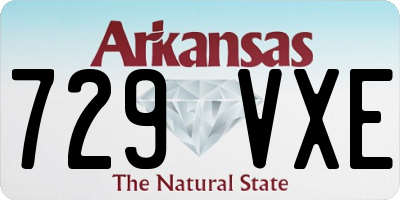 AR license plate 729VXE