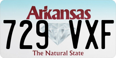 AR license plate 729VXF