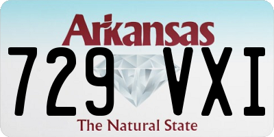 AR license plate 729VXI
