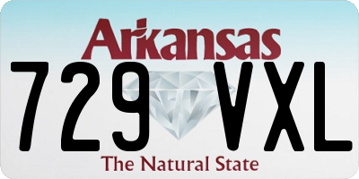 AR license plate 729VXL
