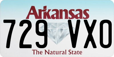 AR license plate 729VXO