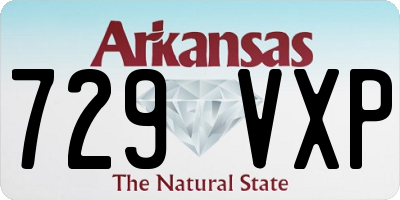 AR license plate 729VXP