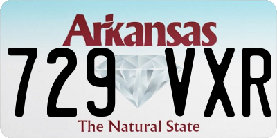 AR license plate 729VXR